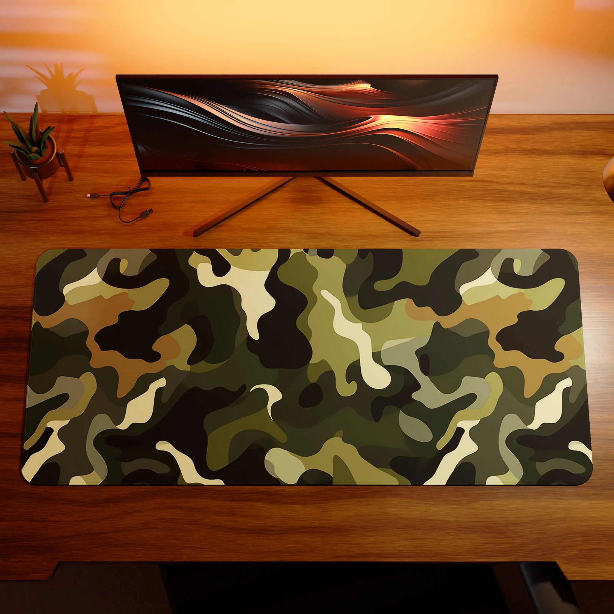 Tapis de souris XXL - Camouflage Commando